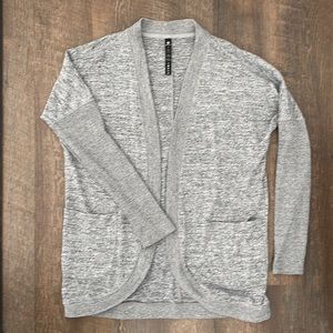 Heather Grey Athlesiure Cardigan - Women’s Medium